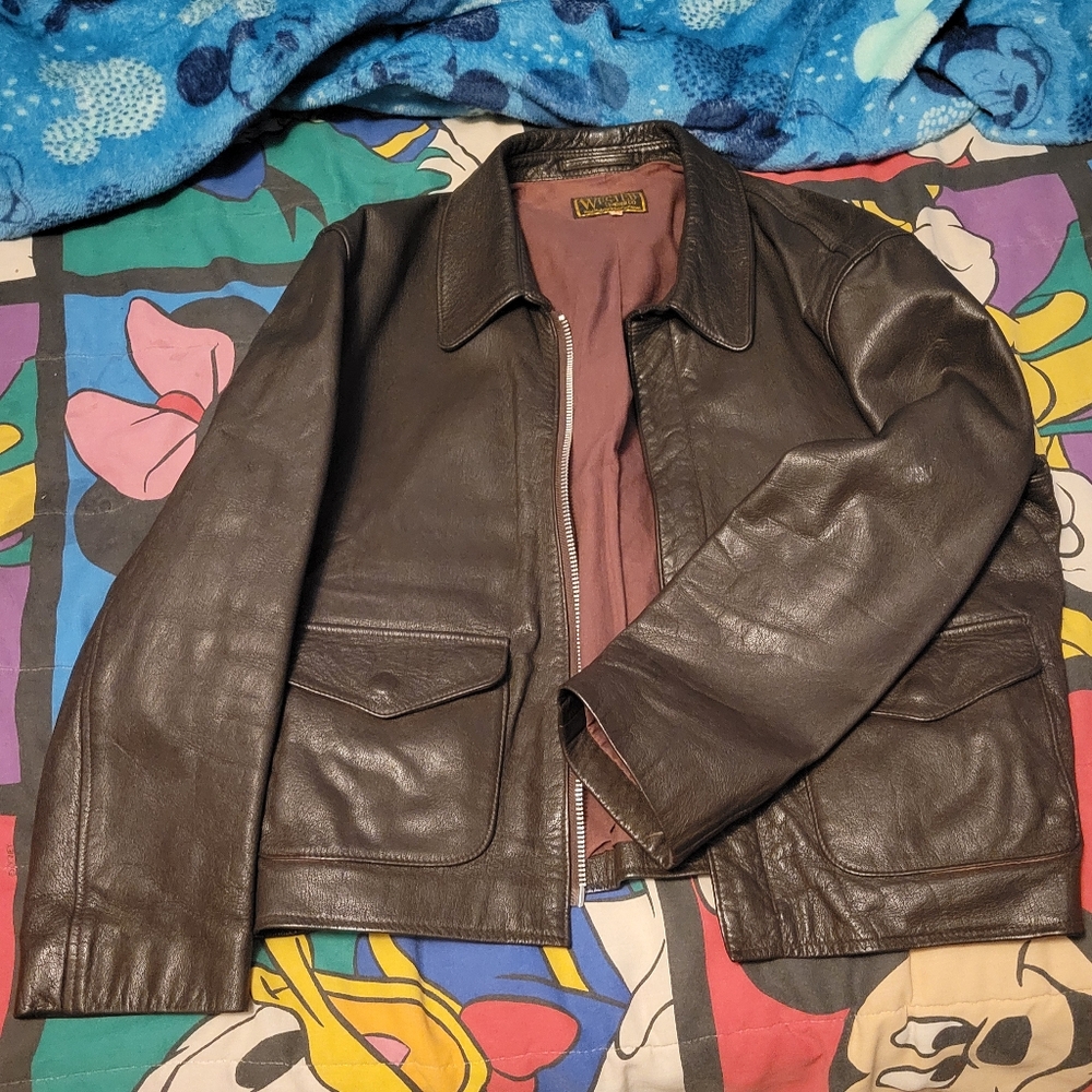 Wested Leather Jacket Vintage